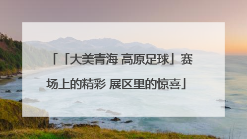 「大美青海 高原足球」赛场上的精彩 展区里的惊喜