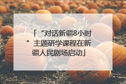 “对话新疆8小时”主题研学课程在新疆人民剧场启动