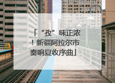 “孜”味正浓！新疆阿拉尔市奏响夏收序曲