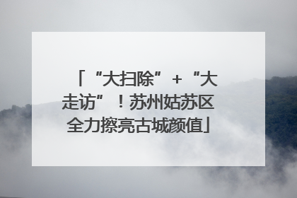 “大扫除”+“大走访”！苏州姑苏区全力擦亮古城颜值
