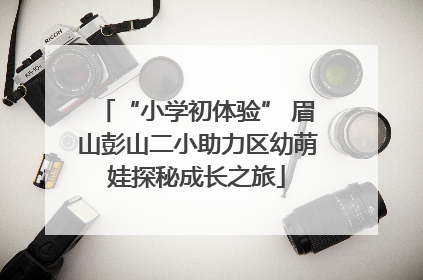 “小学初体验” 眉山彭山二小助力区幼萌娃探秘成长之旅