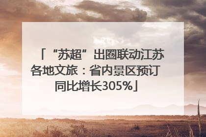 “苏超”出圈联动江苏各地文旅：省内景区预订同比增长305%