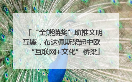 “金熊猫奖”助推文明互鉴，布达佩斯架起中欧“互联网+文化”桥梁