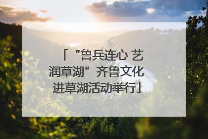 “鲁兵连心 艺润草湖”齐鲁文化进草湖活动举行