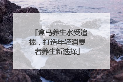 盒马养生水受追捧，打造年轻消费者养生新选择