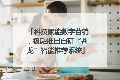 科技赋能数字营销，极融推出自研“苍龙”智能推荐系统
