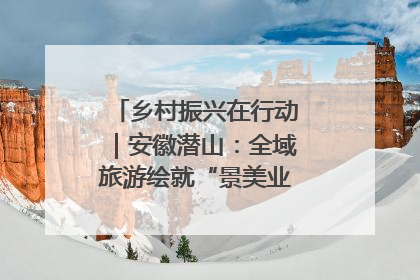乡村振兴在行动｜安徽潜山：全域旅游绘就“景美业兴民富”新画卷