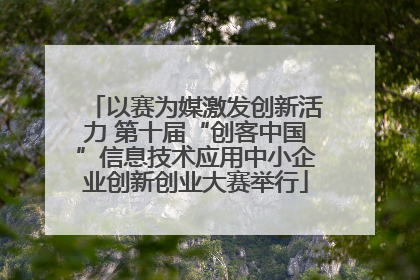 以赛为媒激发创新活力 第十届“创客中国”信息技术应用中小企业创新创业大赛举行