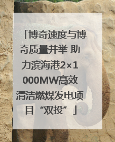 博奇速度与博奇质量并举 助力滨海港2×1000MW高效清洁燃煤发电项目“双投”
