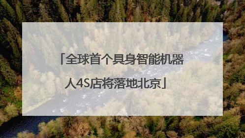 全球首个具身智能机器人4S店将落地北京