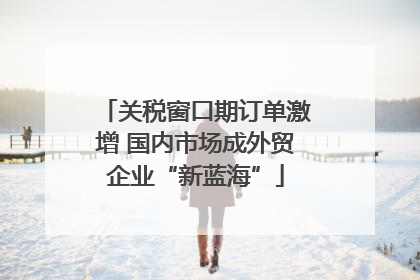 关税窗口期订单激增 国内市场成外贸企业“新蓝海”