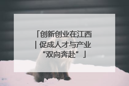 创新创业在江西｜促成人才与产业“双向奔赴”