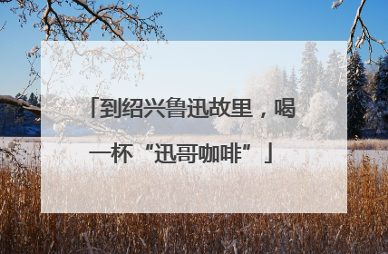 到绍兴鲁迅故里，喝一杯“迅哥咖啡”