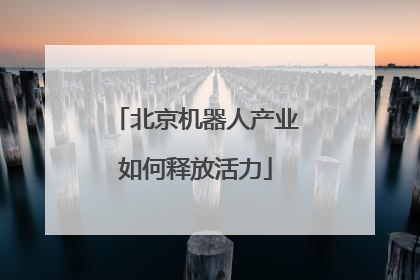 北京机器人产业如何释放活力