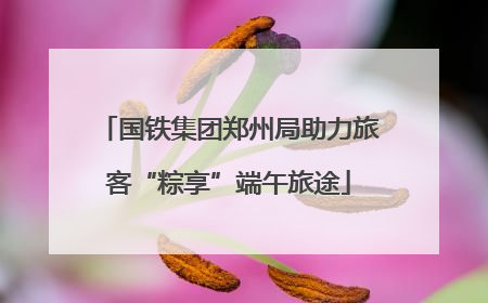 国铁集团郑州局助力旅客“粽享”端午旅途