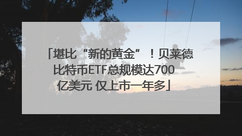 堪比“新的黄金”！贝莱德比特币ETF总规模达700亿美元 仅上市一年多