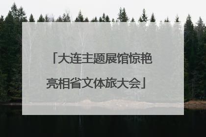 大连主题展馆惊艳亮相省文体旅大会