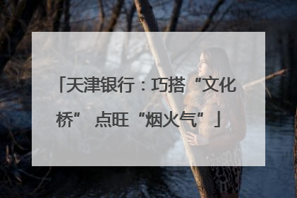 天津银行：巧搭“文化桥” 点旺“烟火气”