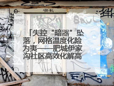 失控“暗器”坠落，网格温度化险为夷——肥城伊家沟社区高效化解高空坠物危机