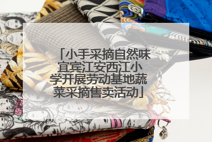 小手采摘自然味 宜宾江安西江小学开展劳动基地蔬菜采摘售卖活动
