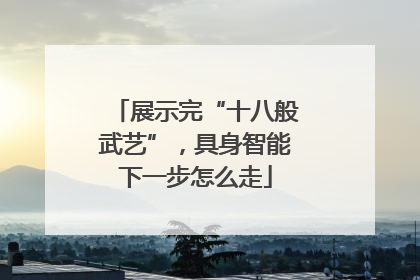 展示完“十八般武艺”，具身智能下一步怎么走