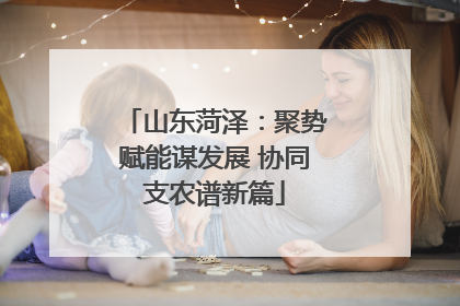 山东菏泽：聚势赋能谋发展 协同支农谱新篇