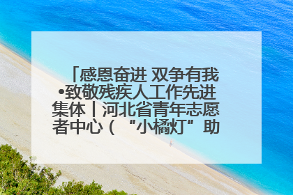 感恩奋进 双争有我•致敬残疾人工作先进集体丨河北省青年志愿者中心（“小橘灯”助残接力计划实施团队）：用温暖陪伴，守护特殊孩子成长