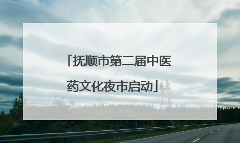 抚顺市第二届中医药文化夜市启动