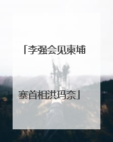 李强会见柬埔寨首相洪玛奈