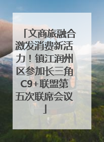 文商旅融合激发消费新活力！镇江润州区参加长三角C9+联盟第五次联席会议