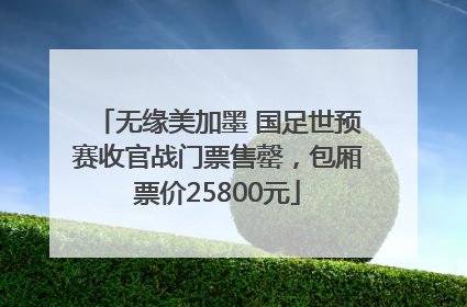 无缘美加墨 国足世预赛收官战门票售罄，包厢票价25800元