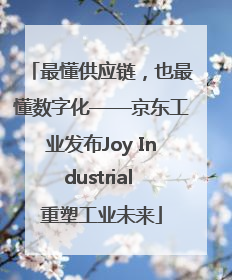 最懂供应链，也最懂数字化——京东工业发布Joy Industrial 重塑工业未来
