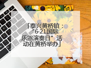 泰兴黄桥镇：“6·21国际乐器演奏日”活动在黄桥举办