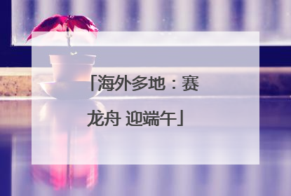 海外多地：赛龙舟 迎端午