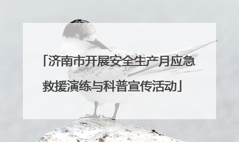 济南市开展安全生产月应急救援演练与科普宣传活动