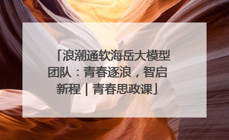 浪潮通软海岳大模型团队：青春逐浪，智启新程｜青春思政课