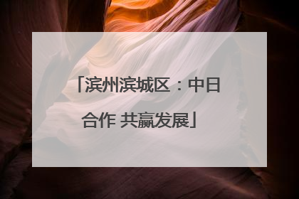 滨州滨城区：中日合作 共赢发展