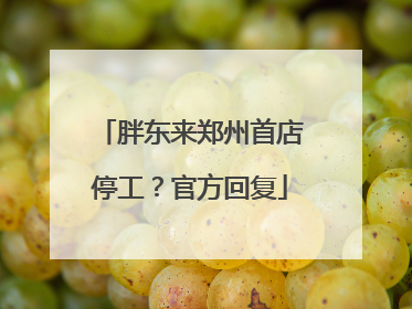 胖东来郑州首店停工？官方回复