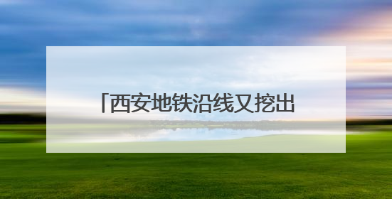 西安地铁沿线又挖出汉代古墓，官方回应