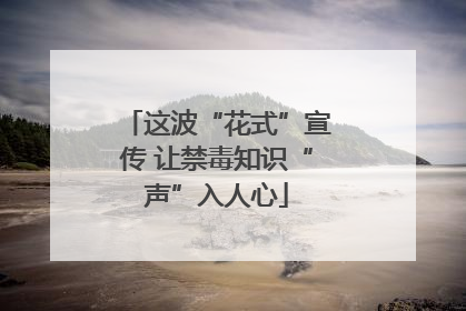 这波“花式”宣传 让禁毒知识“声”入人心