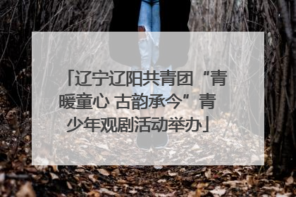 辽宁辽阳共青团“青暖童心 古韵承今”青少年观剧活动举办