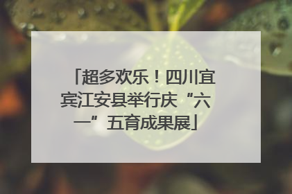 超多欢乐！四川宜宾江安县举行庆“六一”五育成果展
