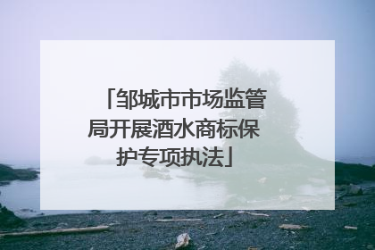 邹城市市场监管局开展酒水商标保护专项执法