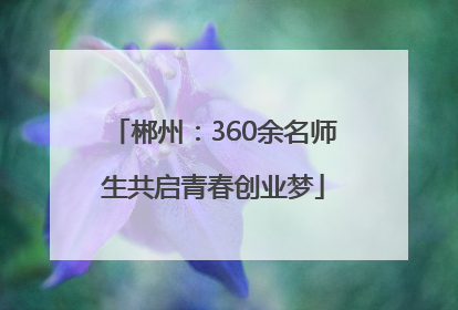 郴州：360余名师生共启青春创业梦