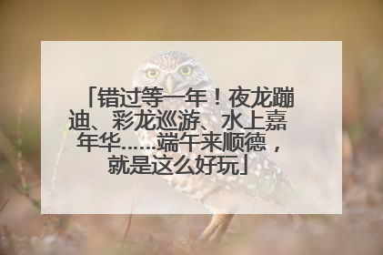 错过等一年！夜龙蹦迪、彩龙巡游、水上嘉年华……端午来顺德，就是这么好玩