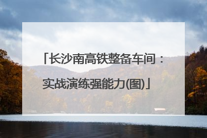 长沙南高铁整备车间：实战演练强能力(图)
