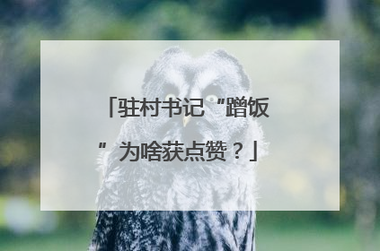 驻村书记“蹭饭”为啥获点赞？