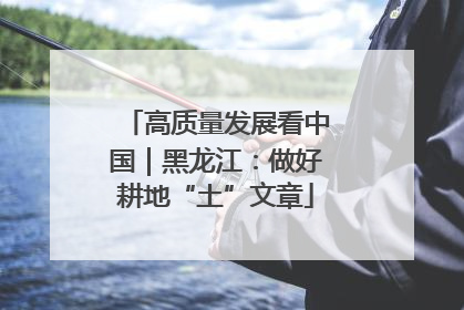 高质量发展看中国｜黑龙江：做好耕地“土”文章