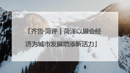 齐鲁·菏评｜菏泽以展会经济为城市发展增添新活力